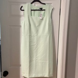 Ann Taylor mint green sheath dress